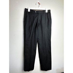 Profile Black Mid Rise Classic Essential Trousers Black 30W Mens